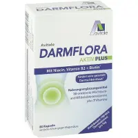 Avitale Voedingssupplement, Avital, Darmflora Activ Plus, 100 miljard levende probiotica uit 10 nuttige stammen per portie, 80 capsules