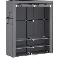 Songmics Stoffen kast, Grijs