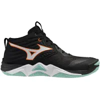 Mizuno Wave Momentum Elite Mid Indoorschoenen SR Zwart 44
