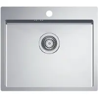 Alveus Quarto - Spoelbak 55x48 cm, rvs 1124382