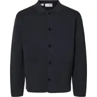 Selected Gebreid vest 'SLHMIKE' nachtblauw