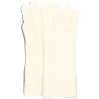 Liu Jo Dames Handschoenen Guanti Logo Lurex - Wit - Maat ONESIZE
