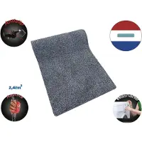 JYG - KATCOT SUPER ABSORB - Droogloopmat/loper binnen 120x400 cm - GRIJS - Schoonloopmat - wasbaar in machine - Antislip Deurmat - Inloopmat - Droogloper