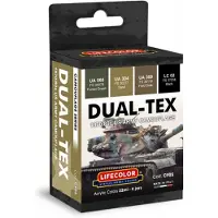 Lifecolor CF05 Dual-Tex US Amry Camouflage colors 1970/1980