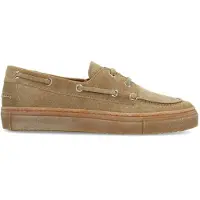 Manfield Taupe suède bootschoenen | Maat 39