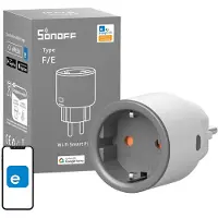 Sonoff Slimme stekker | Type F | 4000W | 16A | Energiemeting | Zigbee