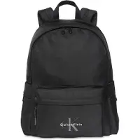 Calvin Klein Rugzak 'Monologo Embroidery Dome' grijs / zwart / wit