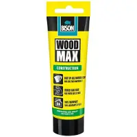 Bison Wood Max tube 100 g, snel, voor alle houtsoorten, D4, hoge aanvangshechting, eenvoudig in gebruik, hecht hout aan bijna alle soorten ondergronden