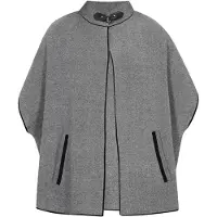 Dreimaster Klassik Cape 'Classic' zwart gemêleerd