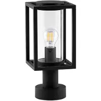 LUCANDE Buitenverlichting , Ferda, dimbare, Zwart, Terras, Aluminium, Modern