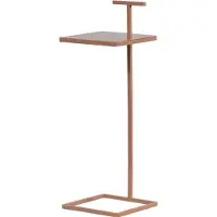 Woood Toste Bijzettafel - Metaal - Oud Roze - 64x22x22