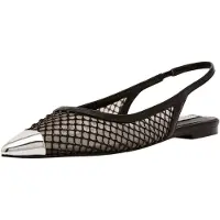 Steve madden Slingpumps zwart / zilver