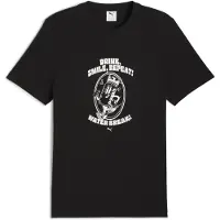 Puma Shirt 'Graphic Water' zwart / wit