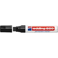 Edding 850 permanent marker - beitelpunt - 5 tot 15 mm - zwart