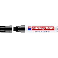 Edding 850 permanent marker - beitelpunt - 5 tot 15 mm - zwart