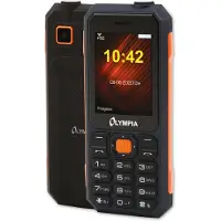 Olympia Actief 2G (2.40", 32000 MB, 2G), Sleutel mobiele telefoon, Oranje, Zwart