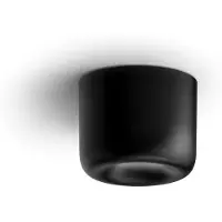 SERIEN LIGHTING Plafondlamp , Cavity Ceiling S, dimbare, Zwart, Woonkamer, Metaal, Designer