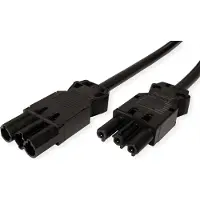 Bachmann installatiestekker stroomkabel - Wieland GST18 - GST18 / zwart - 1,5 meter