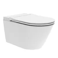 Schutte CESARI PREMIUM Douche-WC - Randloos - Met WC-Zitting - Wit