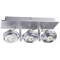 Artdelight Spot Meist 3 lichts aluminium