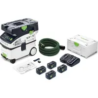 Festool CTMC MIDI I-Plus Mobiele afzuiginstallatie Incl. accu, Incl. lader