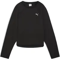 Puma Sportief sweatshirt 'Evostripe' zwart / wit