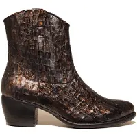 Footnotes 51.001 wijdte H Enkellaarzen | Maat 39.5 Dames Bruin