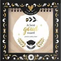 Lantaarn Tafelkalender - Just for you - Je bent goud waard