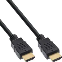 InLine HDMI-kabel, HDMI High Speed met Ethernet, mannetje / mannetje, zwart, 5m