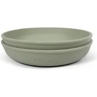 Filibabba Teller - Silikon - 2er-Pack - Green - - One Size - Teller