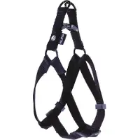 Martin instap tuig voor hond nylon zwart 25-35x1 cm