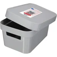 Curver Opbergbox met deksel Infinity 4.5L grijs