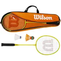 Wilson Junior Badminton Set 3 Pieces Oranje Kinderen