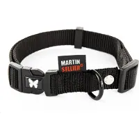 Martin Halsband - Verstelbaar Klikhalsband - 45-65 cm - Zwart