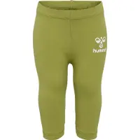 Hummel Leggings olijfgroen / wit