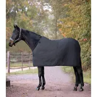 Waldhausen Economic Fleece - Staldeken - Paardendeken - 165 cm - Zwart