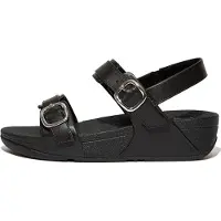 FitFlop Lulu Adjustable Leather Back-Strap Sandals Sandalen | Maat 39 Dames Zwart