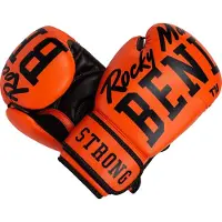 Benlee Chunky B Leather Artificial Boxing Gloves Rood 8 oz