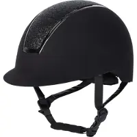 Harry's Horse - Veiligheidscap - Regal Velvet Sparkle - Zwart - Maat 58-60