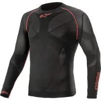 Alpinestars Alpinstars Ride Tech V2 Functioneel shirt Zwart/Rood S, Mannen