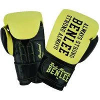 Benlee Hardwood Leather Boxing Gloves Geel,Zwart 10 oz