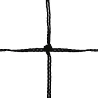 Emdé Regulatory Twisted Pe Double Mesh 3x2x1 M Goal Net Zilver