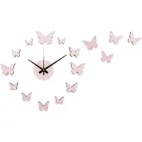 Karlsson Klok DIY Butterfly Soft Pink