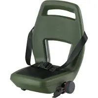 Widek Junior 6+ Fietsstoeltje Achter Bagagedrager bevestiging - Quick Connect - Fietszitje - Magic Green - inclusief voetbeschermingsplaten en voetsteunen
