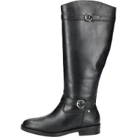 Pikolinos Dames Leren laarzen Puertollano zwart (38), Leer, Plat, 1 tot 3 cm, Ritssluiting, Casual W3C-9632