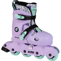Playlife Smile Skates Junior (verstelbaar) Paars - Groen - Wit 34-37