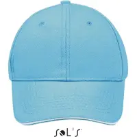 SOL's Six Panel Cap Buffalo LC88100 - Army/Beige - One size