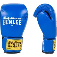 Benlee Fighter Leather Boxing Gloves Blauw 14 oz