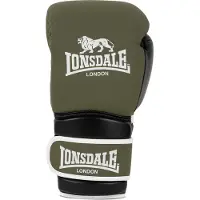 Lonsdale Barford Leather Boxing Gloves Groen 14 oz