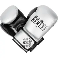 Benlee Carlos Leather Artificial Boxing Gloves Zilver 8 oz